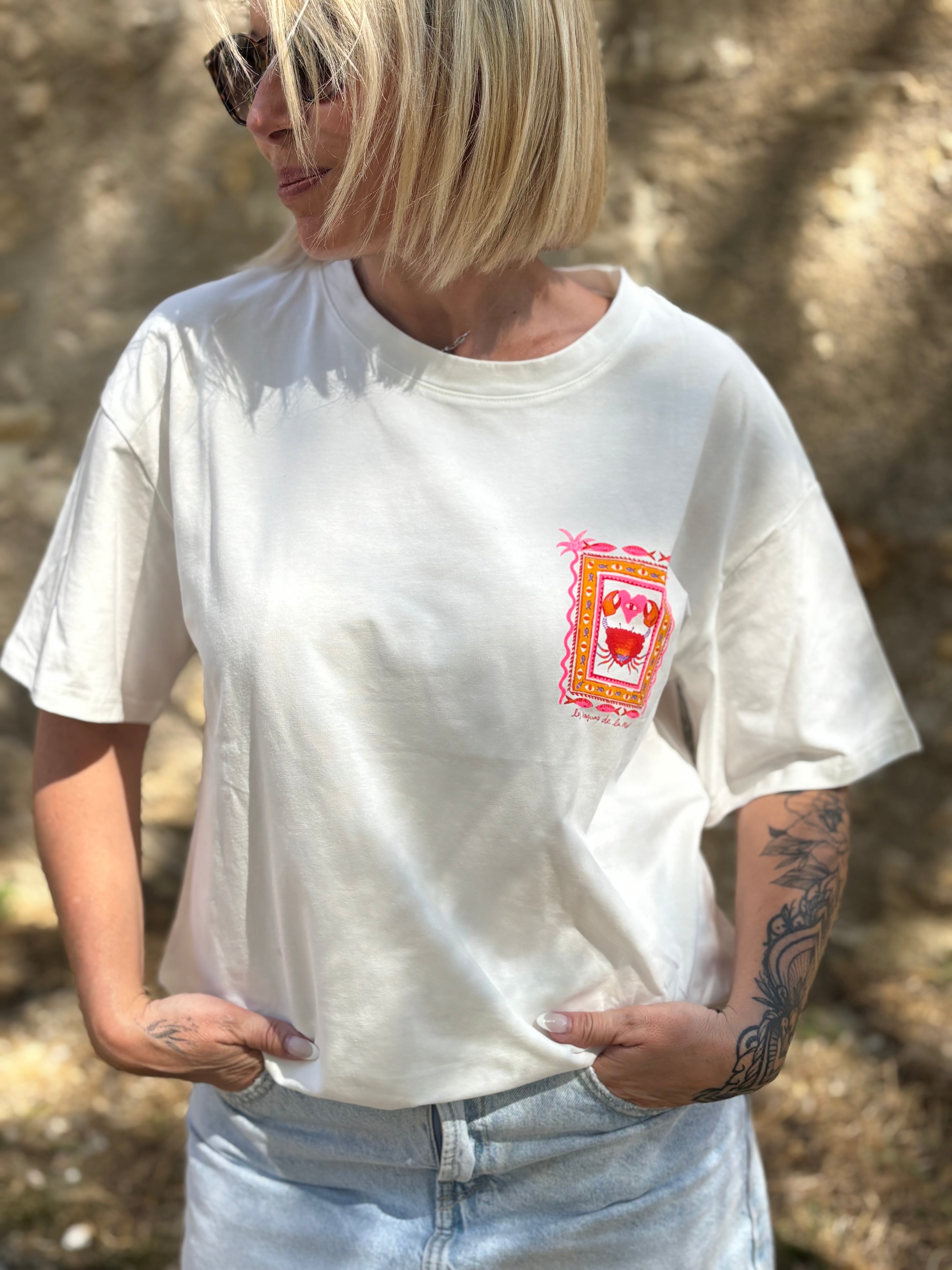 T-shirt Crabe
